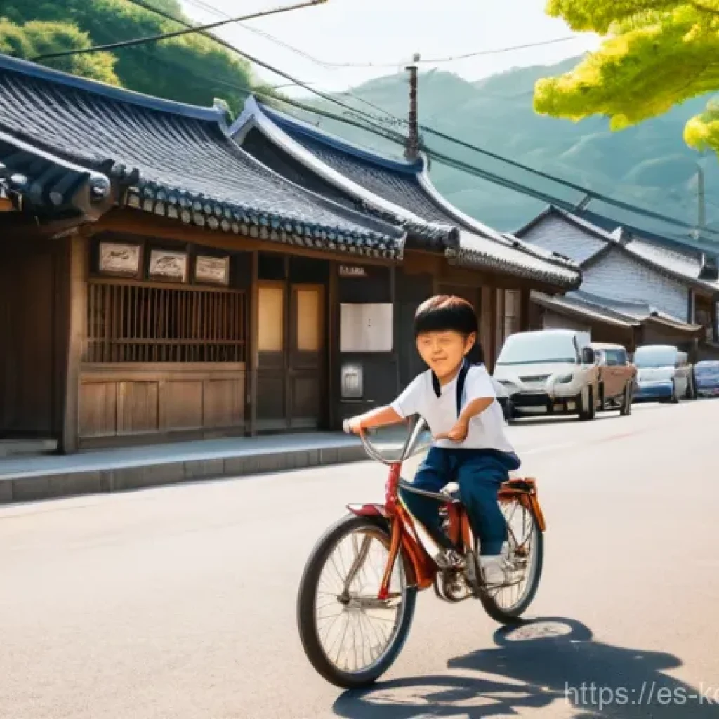 드라마  기묘한 이야기  한국 버전 제작 가능성 - **Prompt 1: "A group of four Korean children, around 10-12 years old, diverse in appearance, are rid...